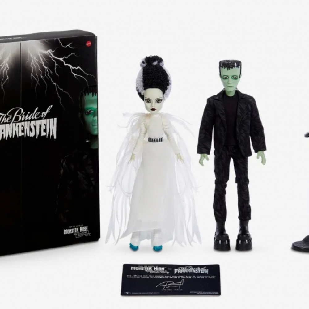 COPY - COPY - Frankenstein & Bride of Frankenstein Monster High Skullector dolls